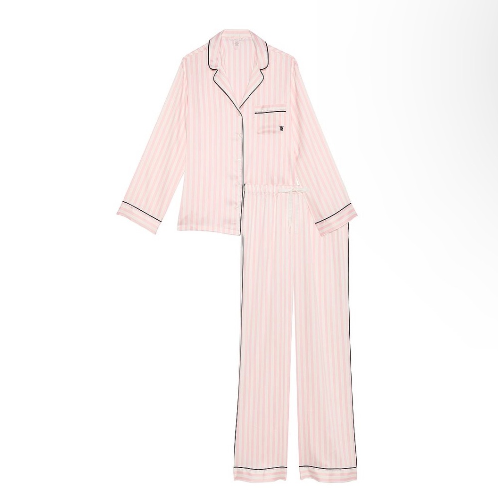 Victoria's Secret Pink Striped Pajama Set